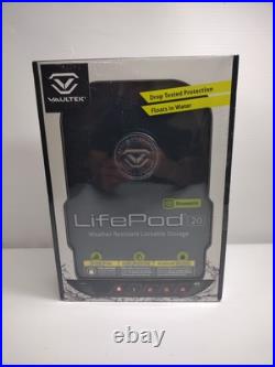 Vaultek Biometric LifePod 2.0 Weather Resistant Lockbox Floats Keypad BLP20-BK