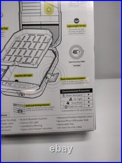 Vaultek Biometric LifePod 2.0 Weather Resistant Lockbox Floats Keypad BLP20-BK