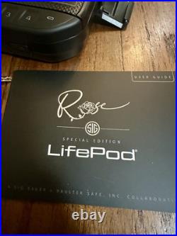 Vaultek Lifepod 1.0 Sig Sauer Rose Special Edition Safe Nonbiometric