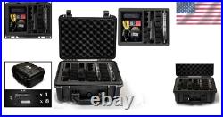 Versatile Gun and Mag Storage Case Shockproof, Water Resistant, TSA Approved