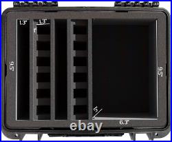 Versatile Pre-Cut Foam Tactical Pistol Case, Water& Shock Proof, TSA Approved