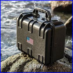 Versatile Pre-Cut Foam Tactical Pistol Case, Water& Shock Proof, TSA Approved
