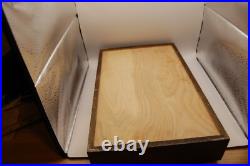 Very Nice Dual hardwood lined gun case box superb Key Lock Mint pistol revolver