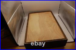 Very Nice Dual hardwood lined gun case box superb Key Lock Mint pistol revolver