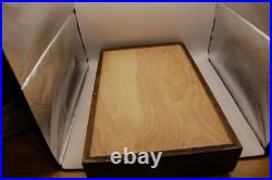 Very Nice Dual hardwood lined gun case box superb Key Lock Mint pistol revolver