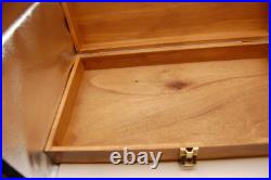 Very Nice pistol revolver hardwood wood case NO lining nice project Top quality