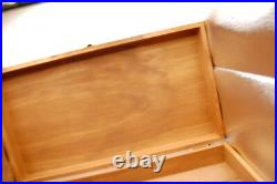 Very Nice pistol revolver hardwood wood case NO lining nice project Top quality