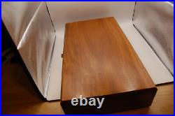 Very Nice pistol revolver hardwood wood case NO lining nice project Top quality