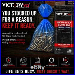 Victory VCI Handgun Pistol Ammo Storage Bags 12x18 Rust Prevention 225 Bags