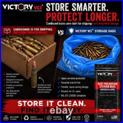 Victory VCI Handgun Pistol Ammo Storage Bags 12x18 Rust Prevention 225 Bags