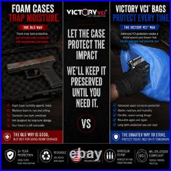 Victory VCI Handgun Pistol Ammo Storage Bags 12x18 Rust Prevention 225 Bags