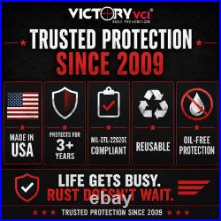 Victory VCI Handgun Pistol Ammo Storage Bags 12x18 Rust Prevention 225 Bags