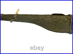 Vintage (1970) Black Hand Tooled Leather Rifle/ Shotgun Scabbard / Gun Case Vintage (1970) Black Hand Tooled Leather Rifle/ Shotgun Scabbard / Gun Case