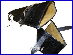 Vintage (1970) Black Hand Tooled Leather Rifle/ Shotgun Scabbard / Gun Case Vintage (1970) Black Hand Tooled Leather Rifle/ Shotgun Scabbard / Gun Case