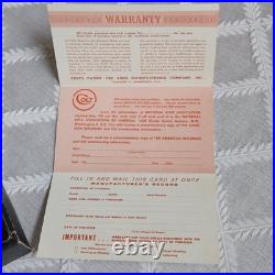 Vintage 1970s Original Colt Woodgrain Outer / Red Interior Python Box, papers