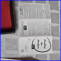 Vintage 1970s Original Colt Woodgrain Outer / Red Interior Python Box, papers