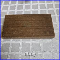 Vintage 1970s Original Colt Woodgrain Outer / Red Interior Python Box, papers