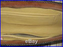 Vintage 1970s Tooled Leather Gun Case Clutch Purse Hand Bag Huge Size 17 x 10