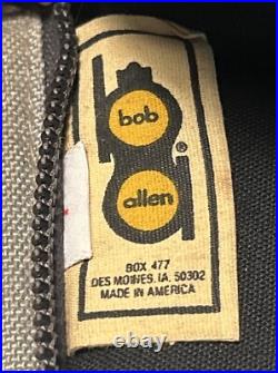 Vintage 1980s Bob Allen rare Colt Pistol Gun Rug Case Blue Cordura Nylon Zipper