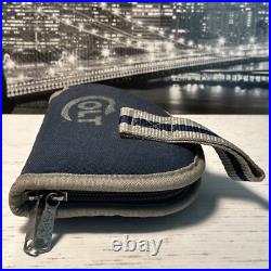 Vintage 1980s Bob Allen rare Colt Pistol Gun Rug Case Blue Cordura Nylon Zipper