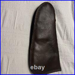 Vintage 40X Pistol Gun Soft Case Brown Leather Free Shipping