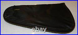 Vintage BROWNING 14 x 7 Black Leather Pistol Case Red Pad Lining Beautiful