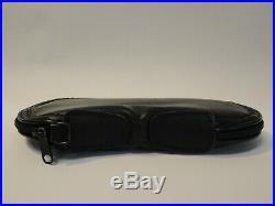 Vintage BROWNING Black Leather Hand Gun Rug Soft Case Pouch ZB7-18