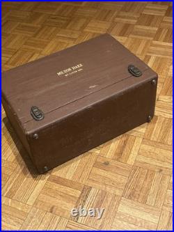 Vintage Badger Shooters Supply Owen, WI Pistol Shooters Gun Range Case