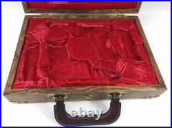 Vintage Bernardelli Wood Presentation Display Box 2 Gun & Magazines Case 9mm