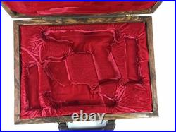 Vintage Bernardelli Wood Presentation Display Box 2 Gun & Magazines Case 9mm