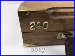 Vintage Bernardelli Wood Presentation Display Box 2 Gun & Magazines Case 9mm