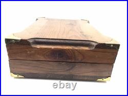 Vintage Bernardelli Wood Presentation Display Box 2 Gun & Magazines Case 9mm