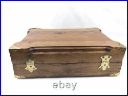 Vintage Bernardelli Wood Presentation Display Box 2 Gun & Magazines Case 9mm