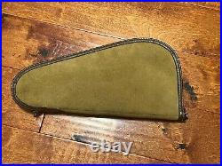 Vintage Bianchi Pistol Soft Case Brown Leather Super Rare Free Shipping