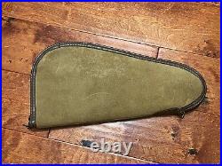 Vintage Bianchi Pistol Soft Case Brown Leather Super Rare Free Shipping
