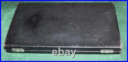 Vintage Black Leatherette Lined Double Gun Case Colt, Hi-Standard 22 Autos