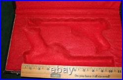 Vintage Black Leatherette Lined Double Gun Case Colt, Hi-Standard 22 Autos