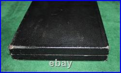 Vintage Black Leatherette Lined Double Gun Case Colt, Hi-Standard 22 Autos