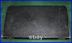 Vintage Black Leatherette Lined Double Gun Case Colt, Hi-Standard 22 Autos