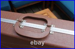 Vintage Brown RAM Doskocil Gun Guard Multi Pistol Gun Hard Case 26x13 WITH KEYS