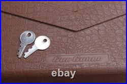 Vintage Brown RAM Doskocil Gun Guard Multi Pistol Gun Hard Case 26x13 WITH KEYS