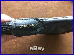 Vintage Browning Hi Power Blue Gun Rig / Case Red Lining
