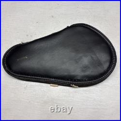 Vintage Browning Hi Power Pistol Soft Case Black Leatherette Wool Interior 13