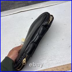 Vintage Browning Hi Power Pistol Soft Case Black Leatherette Wool Interior 13