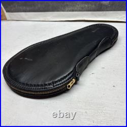 Vintage Browning Hi Power Pistol Soft Case Black Leatherette Wool Interior 13