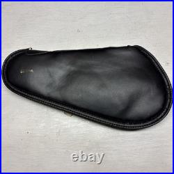 Vintage Browning Hi Power Pistol Soft Case Black Leatherette Wool Interior 15