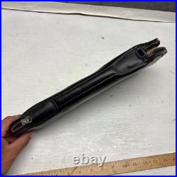 Vintage Browning Hi Power Pistol Soft Case Black Leatherette Wool Interior 15