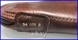 Vintage Bucheimer 11 1/2 x 8 Heart-Shaped Leather Handgun Case 34038B