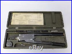 Vintage Cherry Rivet G-10 Hand Gun Kit In Mfg Wooden Storage Case