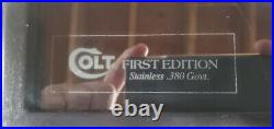 Vintage Colt 1st Edition Stainless 380 Govt Factory OEM Presentation Case EMPTY